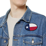 Flag Village Texas State Flag Embroidered Iron-On Patch