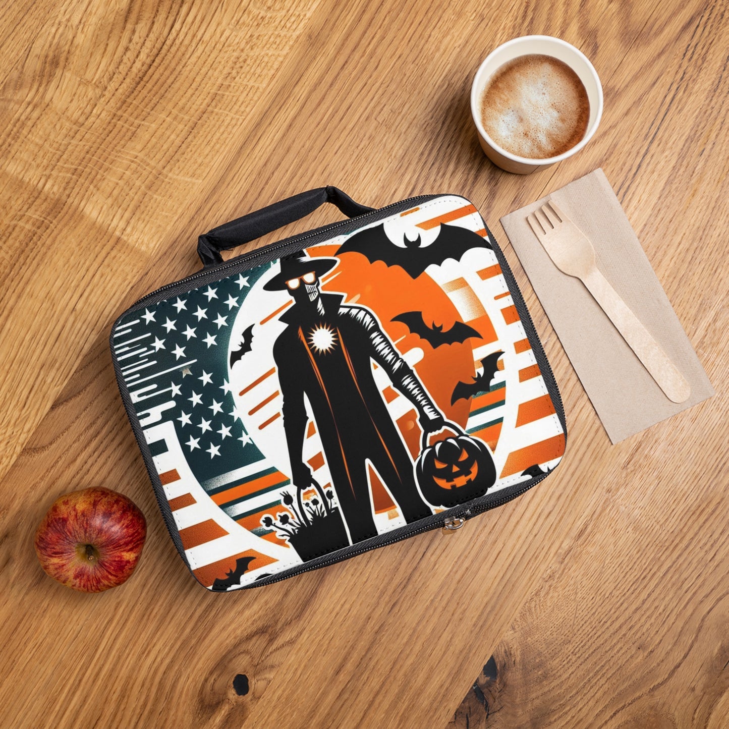 Flag Village Halloween Witch Lunch Bag HW0065