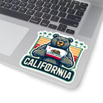 Flag Village USA California State Flag Stickers 2", 3", 4", 6" CA03