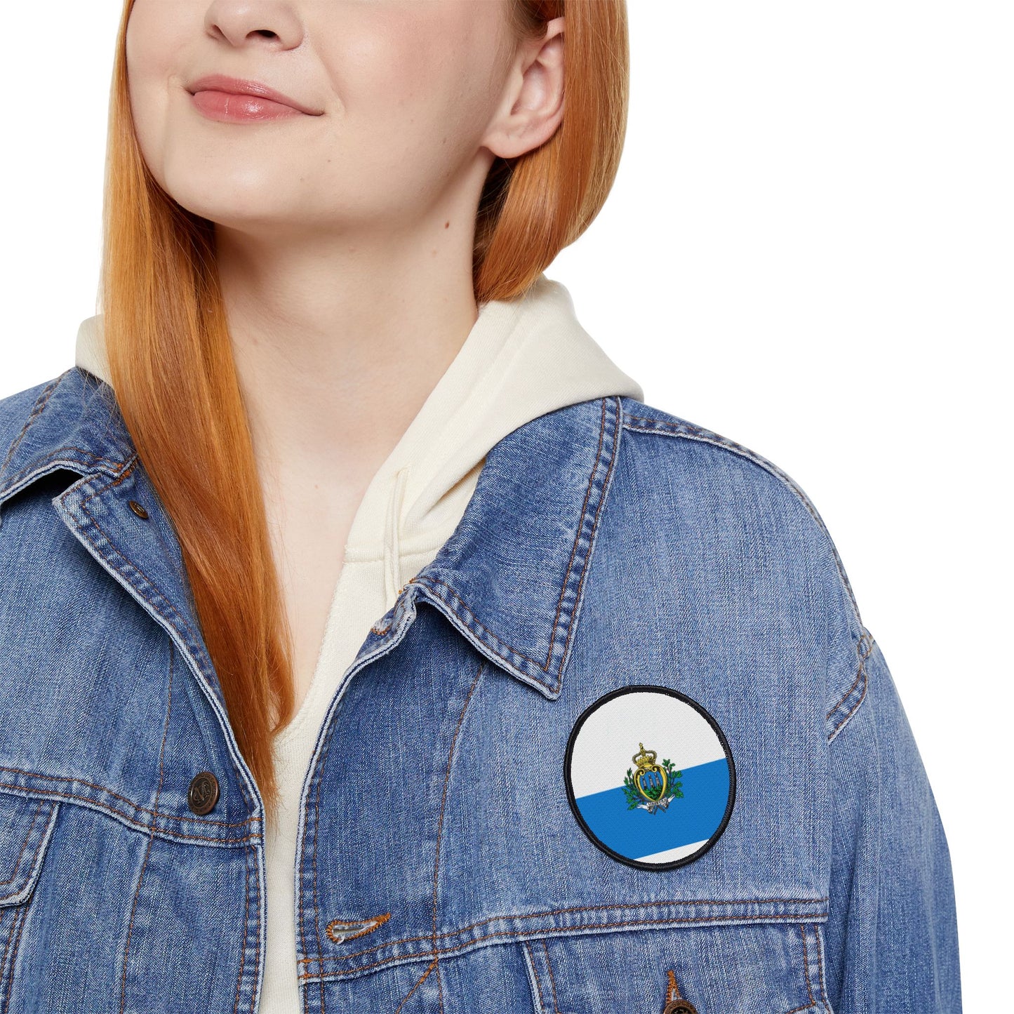 Flag Village San Marino Flag Embroidery Iron-On Patches