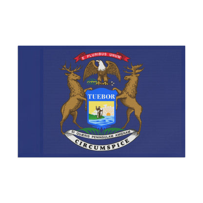 Flag Village USA Michigan State Flag 18" x 12" / 36" x 24" / 60" x 36"