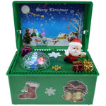 Flag Village Electric lift Christmas music gift box