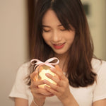 Flag Village Exquisite Night Light Cat Paw Light USB Charging Music Box Warm Musical Lamp Cats Paw Lamp For Kids Children Gift Desktop Decor