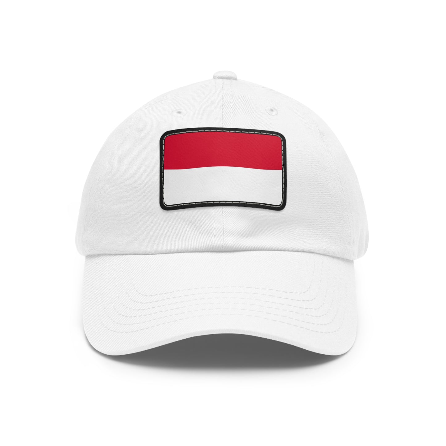 Flag Village Monaco Flag Hat Cap with Leather Patch