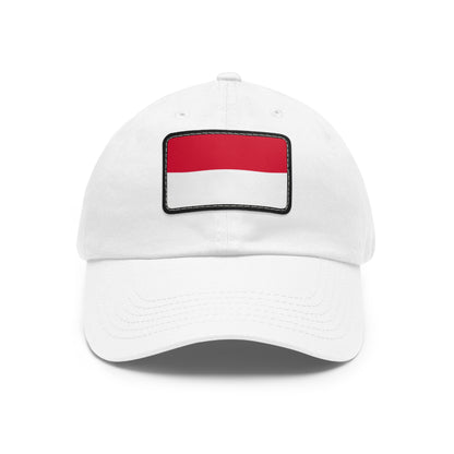 Flag Village Monaco Flag Hat Cap with Leather Patch