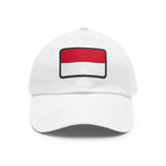 Flag Village Monaco Flag Hat Cap with Leather Patch