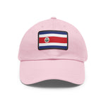 Flag Village Costa Rica Flag Hat Cap with Leather Patch