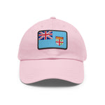 Flag Village Fiji Flag Hat Cap with Leather Patch