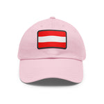 Flag Village Austria Flag Hat Cap with Leather Patch
