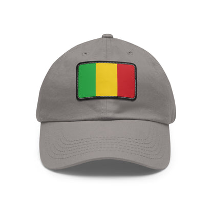 Flag Village Mali Flag Hat Cap with Leather Patch