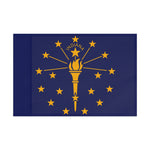 Flag Village USA Indiana State Flag 18" x 12" / 36" x 24" / 60" x 36"