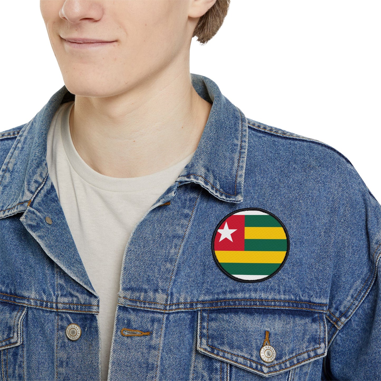 Flag Village Togo Flag Embroidery Iron-On Patches