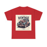 Flag Village USA Vintage Car Flag T-SHIRT Heavy Cotton Tee USA0019