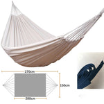 Flag Village Camping Hammock Cotton Hammock Swing Bed Outdoor Backpack Survival or Travel Swing
