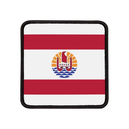 Flag Village Polynesia(French Polynesia) Flag Embroidery Iron-On Patches