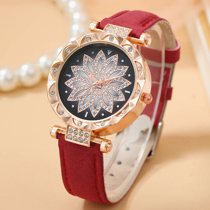 Flag Village Quartz Watch Five-piece Gift Box