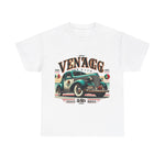 Flag Village Mexico Vintage Car Flag T-SHIRT Heavy Cotton Tee MEX0004