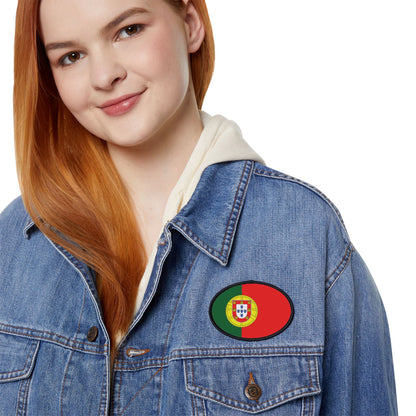 Flag Village Portugal Flag Embroidery Iron-On Patches