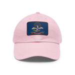 Flag Village USA North Dakota State Flag Hat Cap with Leather Patch