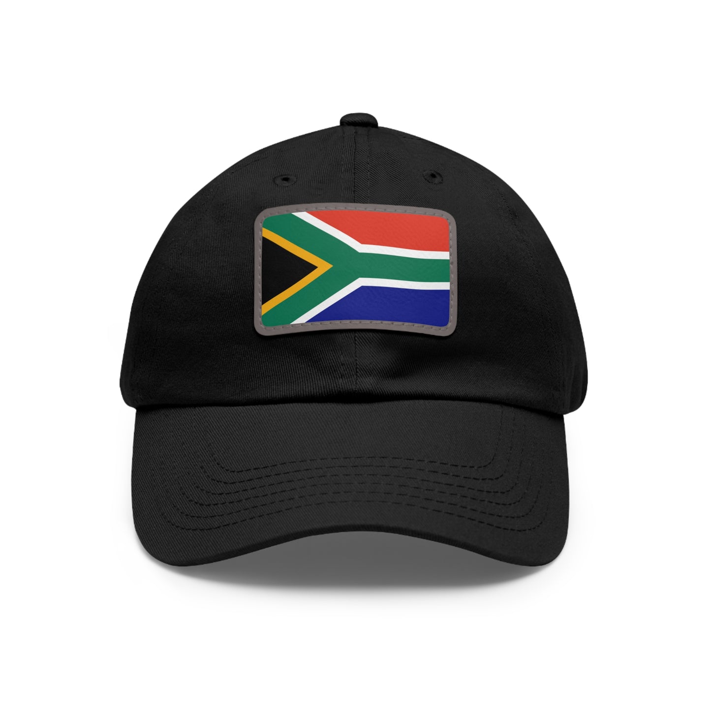 Flag Village South Africa Flag Hat Cap with Leather Patch