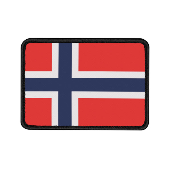 Flag Village Norway State Flag Embroidered Iron-On Patch