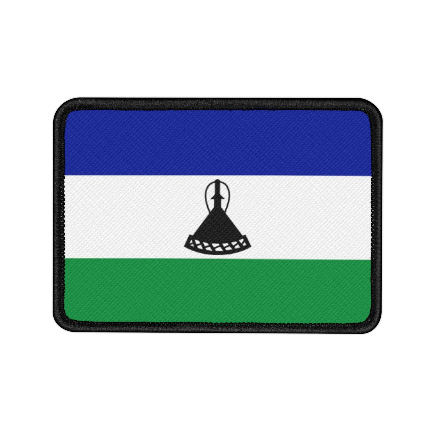 Flag Village Lesotho Flag Embroidery Iron-On Patches