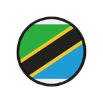 Flag Village Tanzania Flag Embroidery Iron-On Patches FV-PT0084