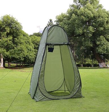 Flag Village Portable Privacy Shower Toilet Automatic Camping Tent UV Function Travel Camping Tent Outdoor Dressing Beach Sun Shelte