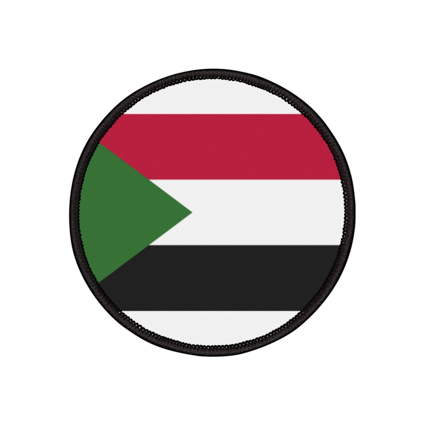 Flag Village Sudan Flag Embroidery Iron-On Patches