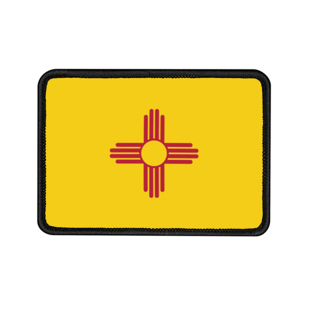 Flag Village New Mexico State Flag Embroidered Iron-On Patch