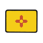 Flag Village New Mexico State Flag Embroidered Iron-On Patch