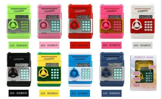 Flag Village Automatic Paper Money Piggy Bank Gift Money Box Safe