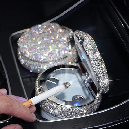 Flag Village Auto Tools Diamond-studded vehicle ashtray