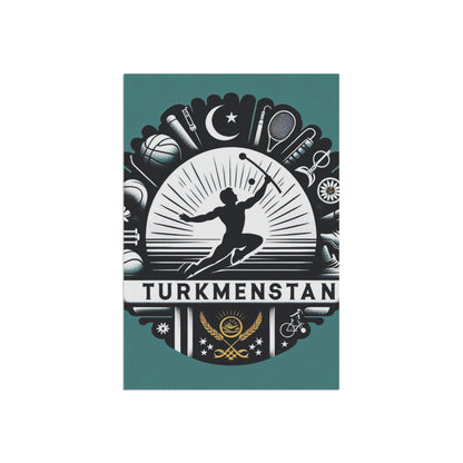 Flag Village Turkmenistan Flag Sporting Garden & House Banner TKM0001