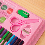 Flag Village Special Offer 86-piece Children's Painting Kit Student Drawing School Supplies Stationery Set Gift Box