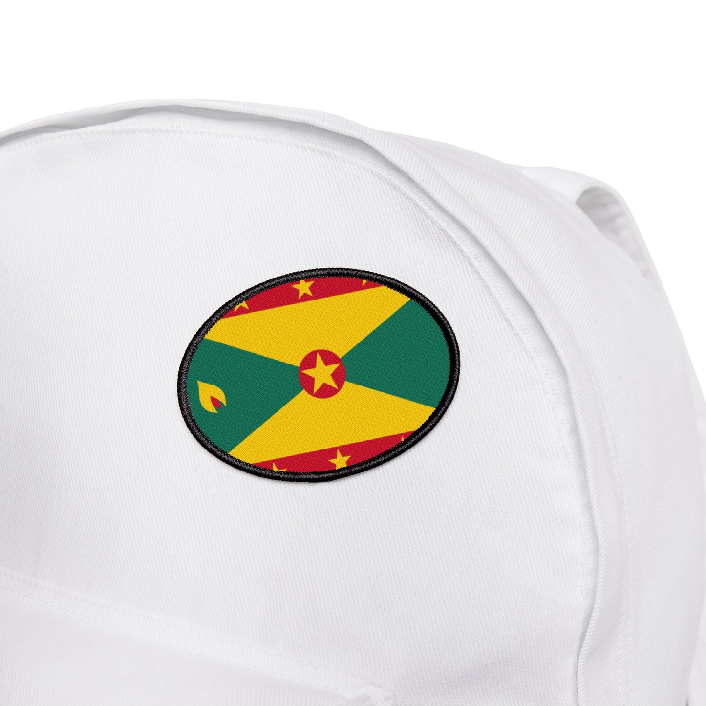 Flag Village Grenada Flag Embroidery Iron-On Patches