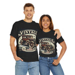 Flag Village USA Vintage Car Flag T-SHIRT Heavy Cotton Tee USA0014