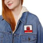 Flag Village Gibraltar Flag Embroidery Iron-On Patches