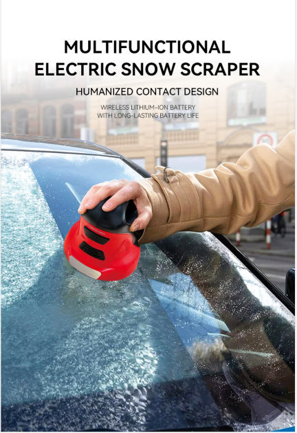 Flag Village Auto Tools Winter Snow Shovel Electric Ice Scraper Car Waxing Polished Protection Tools