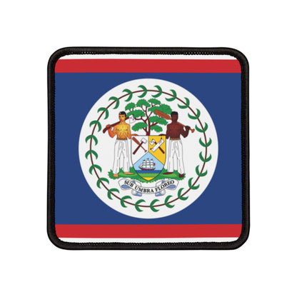 Flag Village Belize Flag Embroidery Iron-On Patches