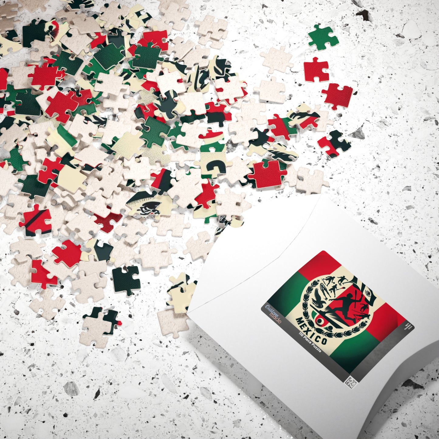 Flag Village Mexico Sporting Flag Puzzle (110, 252, 520, 1014-piece) MEX0001
