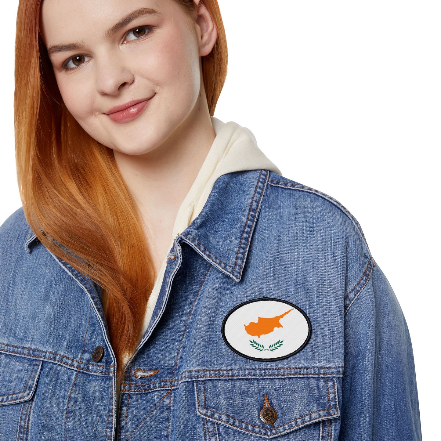 Flag Village Cyprus Flag Embroidery Iron-On Patches