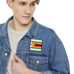 Flag Village Zimbabwe Flag Embroidery Iron-On Patches
