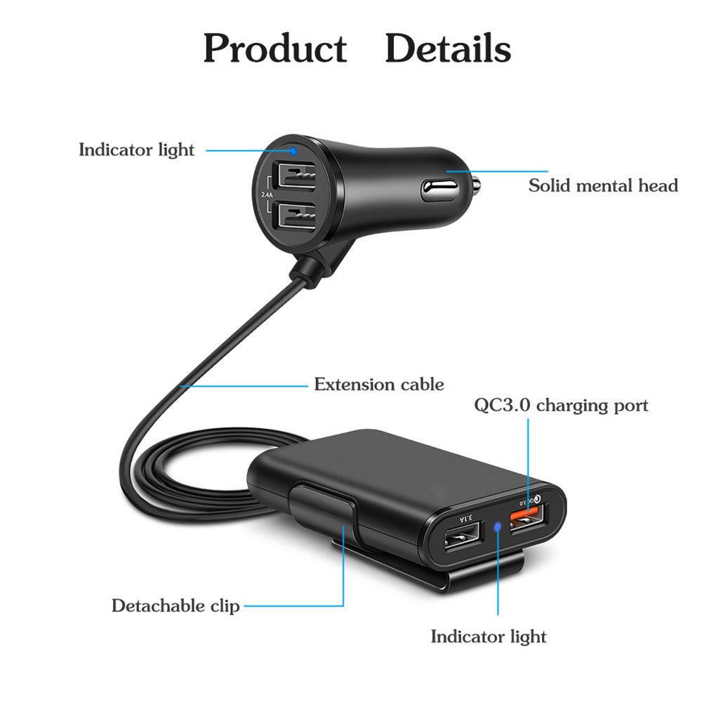 Flag Village Auto Tools Fast Charge Car Charger