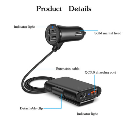 Flag Village Auto Tools Fast Charge Car Charger