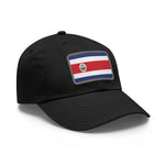 Flag Village Costa Rica Flag Hat Cap with Leather Patch