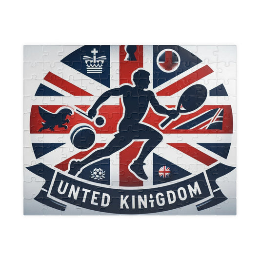 Flag Village United Kingdom Sporting Flag Puzzle (110, 252, 520, 1014-piece) UK0011