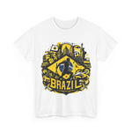Flag Village Brazil Sporting Flag T-SHIRT Heavy Cotton Tee BRA0011