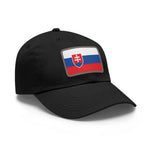 Flag Village Slovakia Flag Hat Cap with Leather Patch