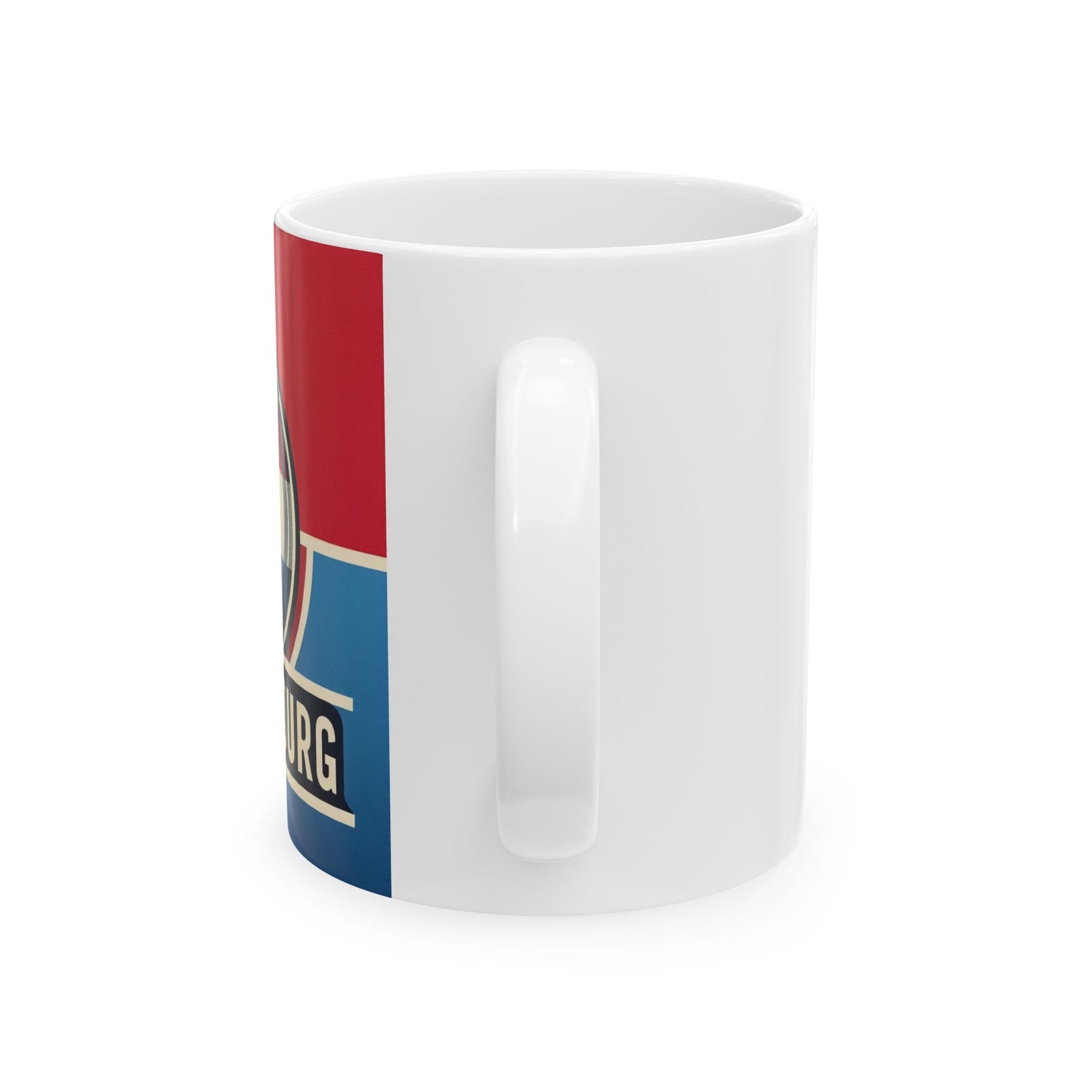 Flag Village Luxembourg Sporting Flag Ceramic Coffee Mug 11oz LUX0007
